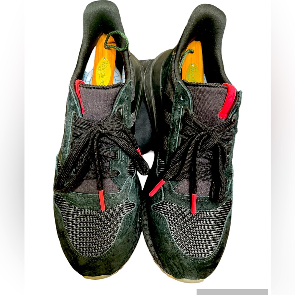 Adidas ZX500 RM Sneakers Men's  10.5 Black Suede Low Lace Up Shoes BB7443